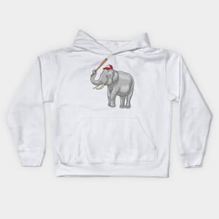 Elephant Baseball bat Baseball Kids Hoodie